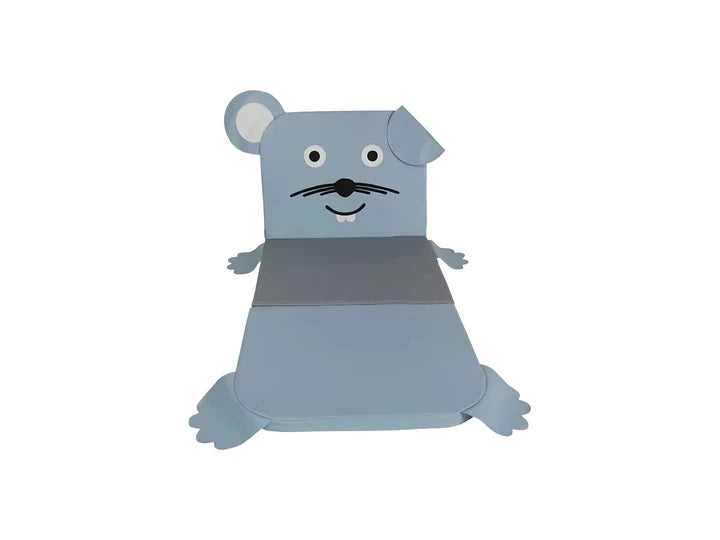 Kindermatratze „Maus“ – Die perfekte 3-teilige Klappmatratze für Spiel, Spaß und erholsamen Schlaf