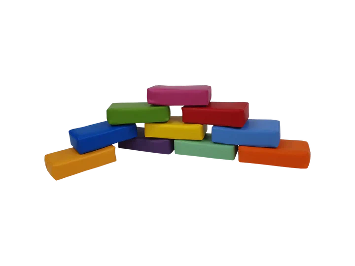 Schaumstoff-Ziegelsteine – sicheres Bauen, Spielen und Lernen mit Fantasie