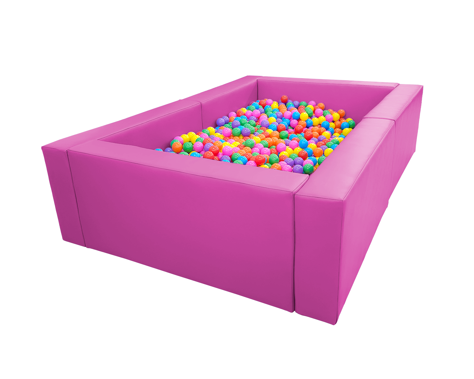 Bällebad auf Gestell 2 x 3 m, Höhe 60 cm - Ökoleder