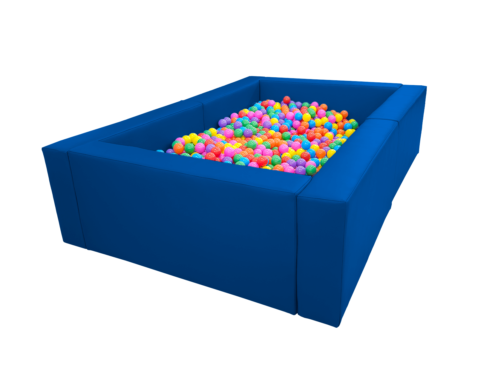 Bällebad auf Rahmen 3 x 3 m, Höhe 45 cm - Öko-Leder