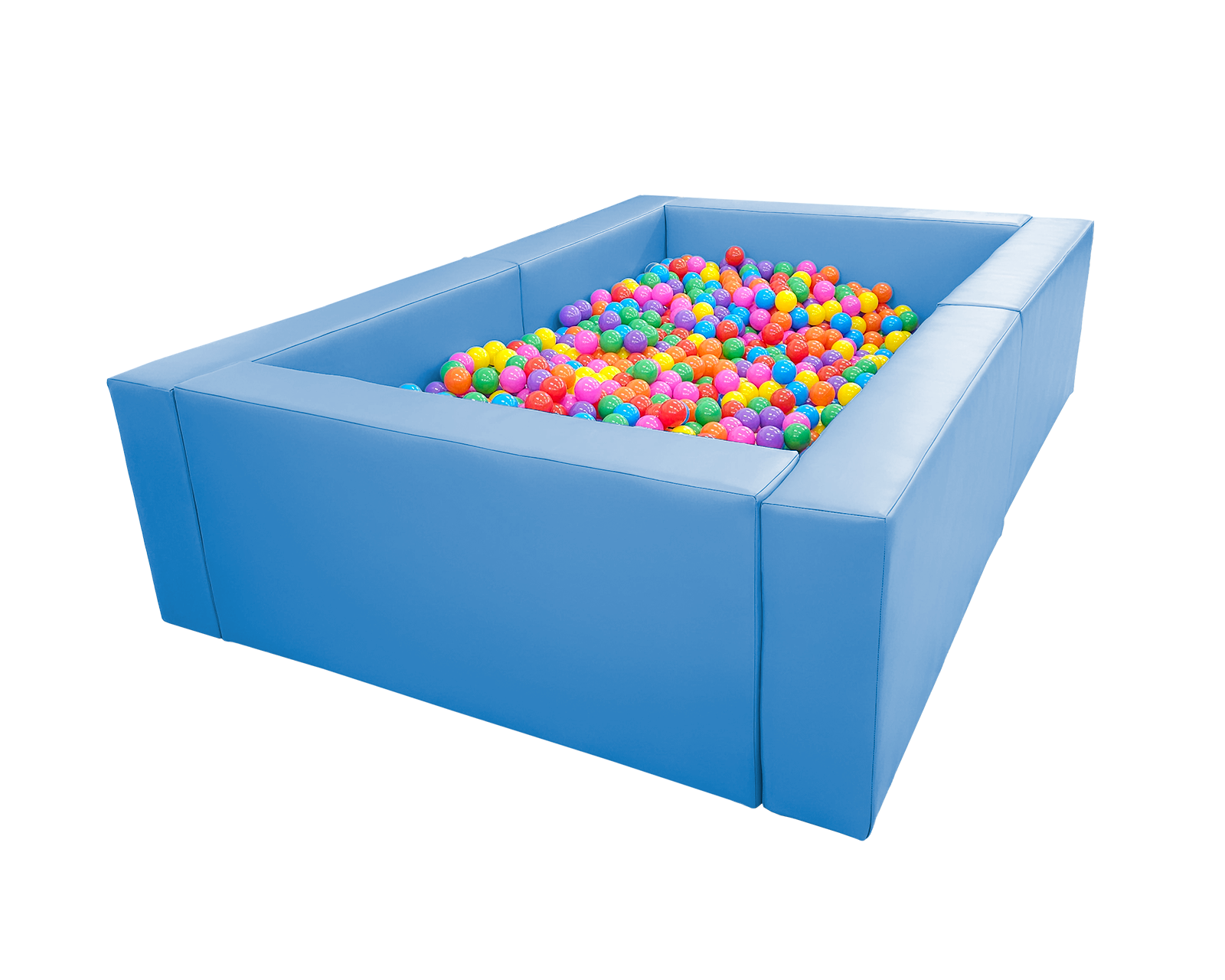 Bällebad auf Gestell 2 x 3 m, Höhe 60 cm - Ökoleder