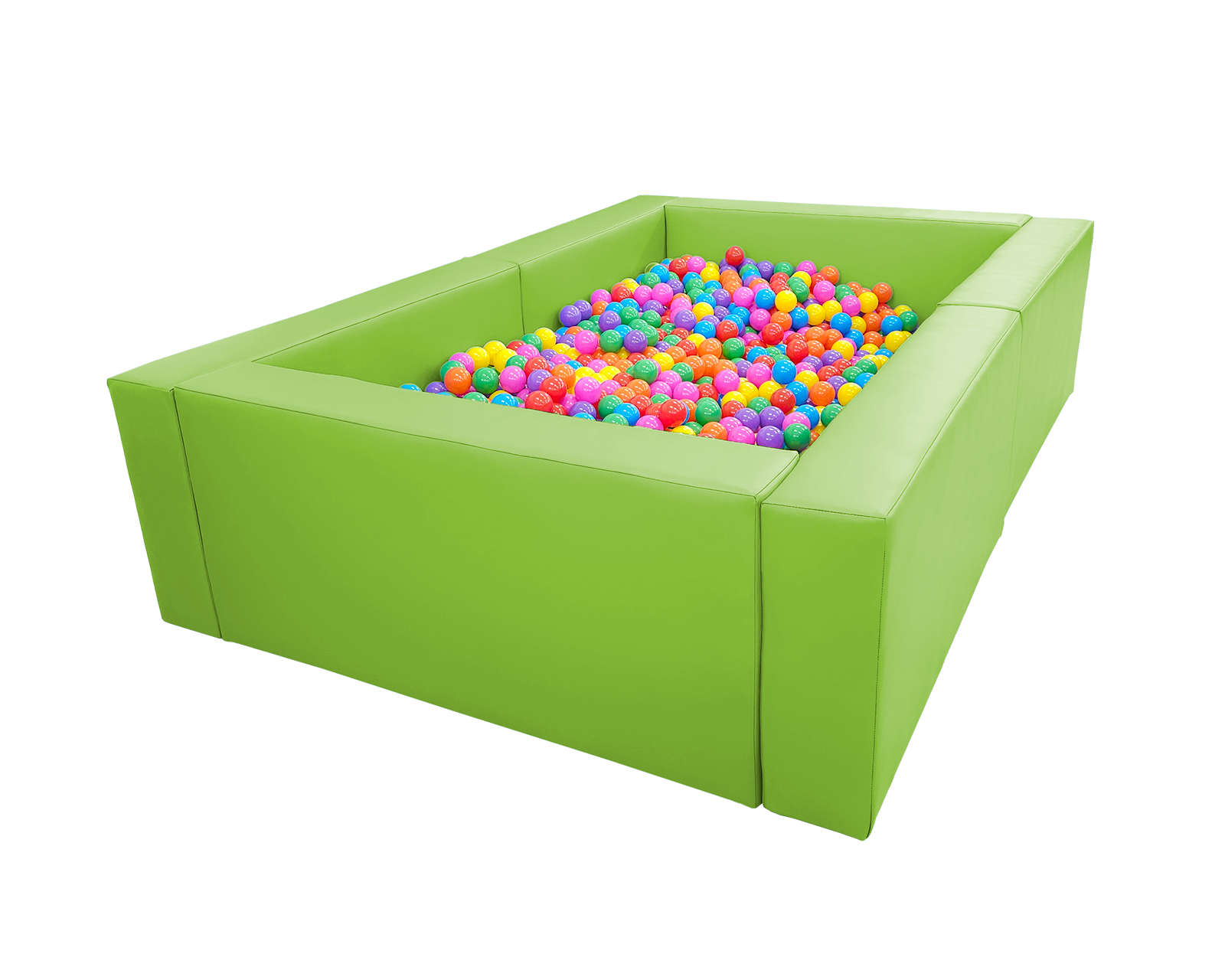 Bällebad auf Gestell 2 x 3 m, Höhe 45 cm - Ökoleder