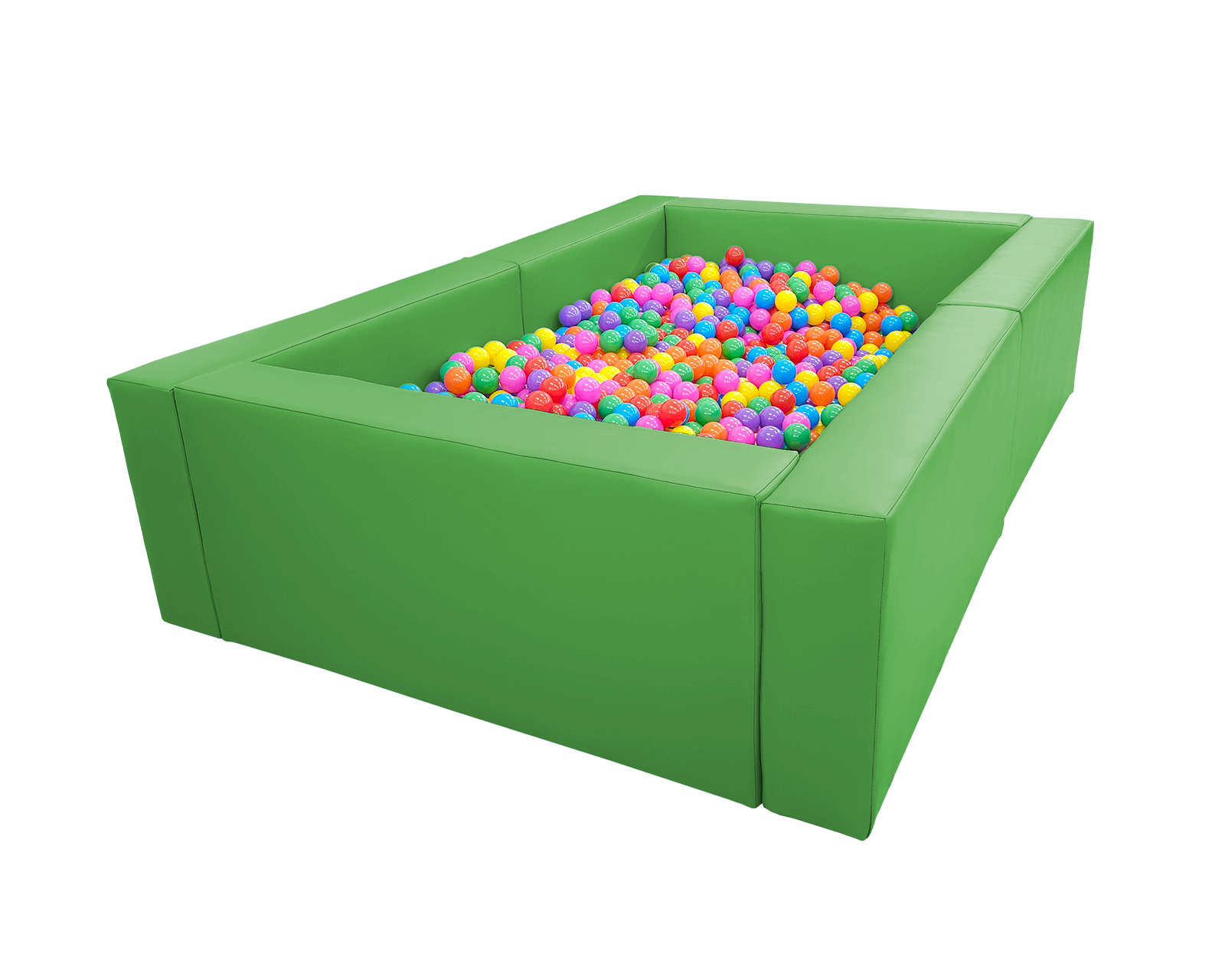 Bällebad auf Gestell 2 x 3 m, Höhe 60 cm - Ökoleder
