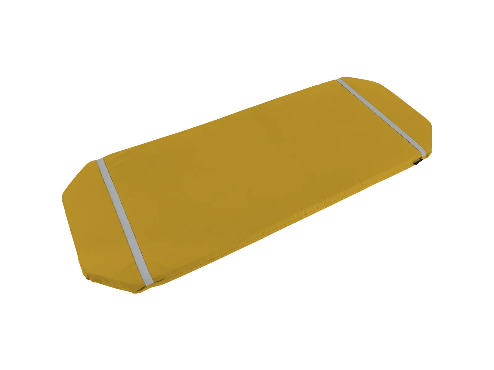 Gelbe Plastikbettmatratze