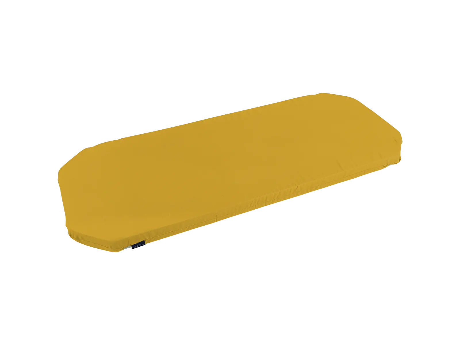 Gelbe Plastikbettmatratze